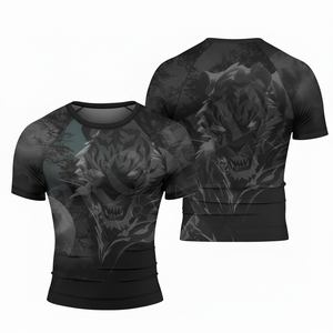 Sportswear Customized Design <b>Compression</b> <b>Shirt</b> Short Sleeve Rash Guard Custom Fitness Gym MMA Surfing Training T <b>Shirts</b> For <b>Men</b> - Product Image 2