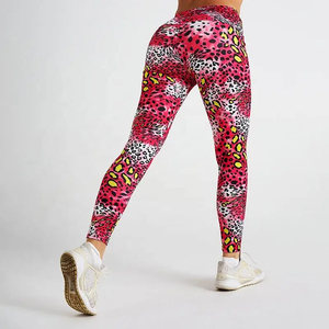 Wholesale Fashion <b>Leopard</b> Running <b>Leggings</b> Women Sublimation Yoga Sports Tights <b>Leggings</b> - Product Image 3