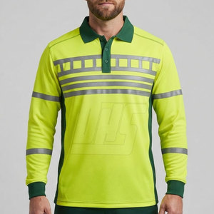 Camisetas Polo Duraderas de Manga Larga para Hombre, Uniformes de Trabajo, Camisas Clásicas con Cuello para Trabajos de Construcción, Servicio y Actividades al Aire Libre - Product Image 3