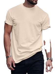 Camiseta de Hombre de la Mejor Calidad, 100% Algodón, Corte Regular, Ecológica, Transpirable, de Secado Rápido, Cuello Redondo, 180g, Precio Económico, Calidad de Exportación OME - Product Image 5