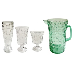 Bình nước Acrylic và Tumbler với vành màu xanh - Product Image 5