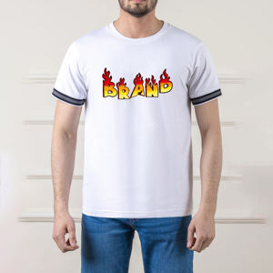 T-shirt ample pour homme en jersey 100 % coton, 280 g/m², coupe décontractée, avec logo personnalisé imprimé – Nouvelle tendance 2026 - Product Image 6