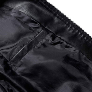 Vestes en cuir pour hommes, fabrication directe d'usine, sur mesure, en cuir véritable, vêtements de moto décontractés, vente en gros - Product Image 6