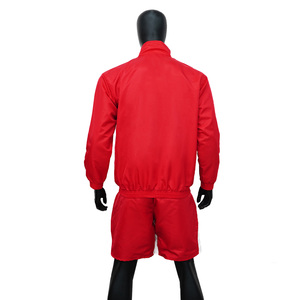 Ensemble court coupe-vent streetwear grande taille pour homme, haute qualité, logo personnalisé, couleur unie, été, écologique, léger, deux pièces - Product Image 3