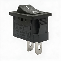 Saklar Rocker Seri Single Pole 16A 250V Saklar Rocker 2 pin T105/55 Saklar Rocker untuk Pengering Rambut
