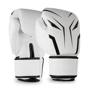 Guantes de Boxeo de Cuero Vacuno Genuino de Color Personalizado con Cordones para Entrenamiento de Boxeo Tailandés, Práctica Deportiva al Aire Libre - Product Image 3