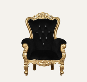 เก้าอี้พักผ่อนสีดำสุดหรู ทำมือ ทนทาน คลาสสิก ไม้มะฮอกกานี สำหรับห้องนั่งเล่น อพาร์ทเมนต์ และโรงแรม - Product Image 1