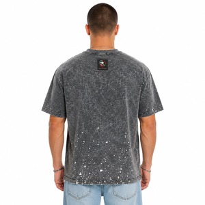 เสื้อยืดพิมพ์ลายซิลค์สกรีนแบบวินเทจสั่งทำพิเศษสำหรับผู้ชาย ผ้าฝ้าย 100% แขนสั้น ระบายอากาศได้ดี ผ้ากันยับ - Product Image 6