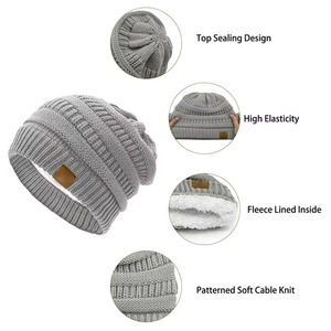 Gorro de Punto Personalizado Unisex |   Gorro Cálido de Invierno |   Marca Privada |   Precio Directo de Fábrica - Product Image 3