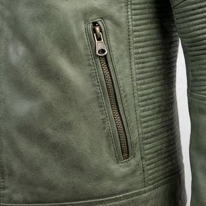 Chaqueta de Motociclista de Cuero Genuino para Hombre de la Mejor Calidad, Nueva Colección de Invierno, Chaquetas de Motocicleta con Protecciones Desmontables Personalizadas - Product Image 5