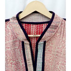 Handmade Vintage Kantha <b>Jacket</b> Designer Boho <b>Hippie</b> Coat Quilted Patchwork Kantha <b>Jacket</b> Women's Coat Boho Style Woven - Product Image 2