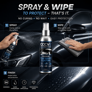 ECOWAY CCCV2 Spray de Detallado Rápido Compacto de 125 ml, Fórmula de Grado Profesional, Dureza 9H, Hidrofóbico, Alto Brillo, Kits de Revestimiento para Automóviles - Product Image 3