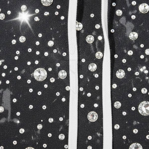 Sweat à capuche décontracté pour homme, coupe régulière, avec strass et effet délavé, idéal pour le streetwear – Vente directe usine - Product Image 5