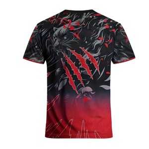 Maillot de football personnalisé OEM/ODM avec impression par sublimation, séchage rapide, unisexe, 100 % polyester, nom et numéro du joueur, football - Product Image 2