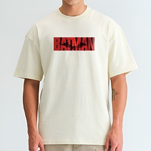 Shoulder Drop Long Sleeve Plus Size Eco-Friendly Printed T-<b>Shirts</b> New Arrival Hot Sales 2026 Cream-<b>coloured</b> Tshirt for men - Product Image 1