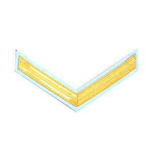 NANBA GROUP Tissu satiné élégant à broderie chevron et rayures de sergent, pour uniforme, avec épinglette de sécurité, emballage personnalisé, service OEM - Product Image 5