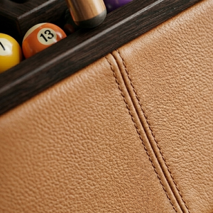 Argmac Modern <b>Cue</b> Stand with Fluted PU Leather Finish, Space-Saving Design, Strong Base and Organized Storage for Billiards Acce - Product Image 4