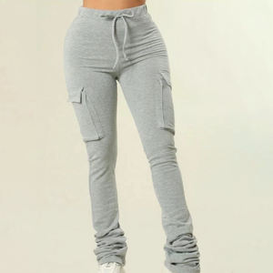 Pantalones de Yoga para Mujer, Cintura Media, Ajustados, Estilo Urbano, Tela Elástica de Invierno, para Fitness, Entrenamiento, Viajes, Uso Diario - Product Image 5