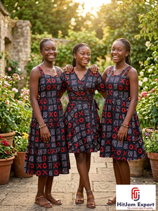 Tissu en coton imprimé Ankara africain de qualité supérieure, style Kitenge Dashiki pour robes, vêtements de mode, couture, artisanat textile, Cameroun - Product Image 6