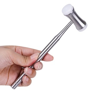 Marteau à os dentaire double tête en nylon et acier inoxydable, instrument de dentiste autoclavable, outil chirurgical d'extraction osseuse (1 pièce) - Product Image 5