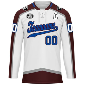 OEM Custom Hockey Jersey 100% Polyester Sublimation Printed Embroidery Pakistan Supplier Wholesale Export USA Buyers - Product Image 5