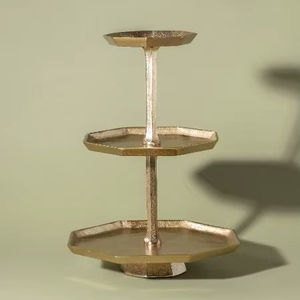 Support à gâteau en métal robuste pour table de présentation de pâtisserie avec base solide pour mariage, fête et événements de restauration - Product Image 1