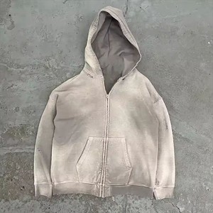 Sudadera con capucha y cremallera OEM, forro polar, ropa deportiva, ropa de entrenamiento para hombre, corte ajustado, entrega rápida, al por mayor - Product Image 3