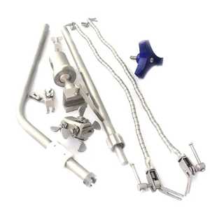Retractor cerebral autostático Salaar Leyla con brazo flexible, certificado CE, para cirugía general, juego completo de fijación - Product Image 1