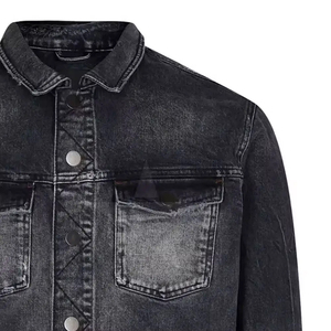 Veste en jean pour homme de haute qualité, nouvelle mode streetwear, prix de gros, qualité supérieure, toucher doux - Product Image 3