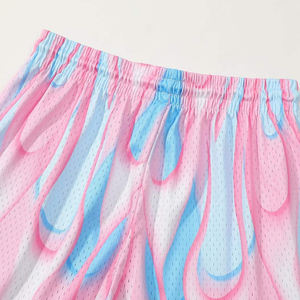 Shorts en maille décontractés de qualité supérieure pour hommes, style streetwear, pour le basketball, pantalons de survêtement, shorts Mixed Emotion pour hommes - Product Image 3