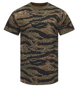 เสื้อยืดแขนสั้นลายพรางสำหรับผู้ชาย คอกลม ทรงปกติ ระบายอากาศได้ดี เสื้อยืดลำลองผ้าโพลีเอสเตอร์ทอ เสื้อยืดผู้ชาย - Product Image 5