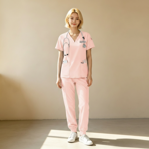 Nouvelle Arrivée 2026 – Blouses Médicales Personnalisées Haute Performance Anti-Plis et Anti-Microbien – Uniformes de Soins de Santé en Gros - Product Image 5