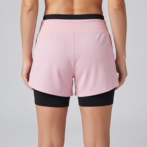 Women's Custom Lightweight 2 in 1 Running <b>Shorts</b> Gym Fitness Yoga Workout <b>Shorts</b> with Inner <b>Shorts</b> Pockets Sportswear - Product Image 2