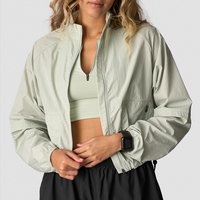 Blouson coupe courte 1920 en nylon imprimé, écologique, respirant, imperméable, réversible, coupe-vent, automne, séchage rapide, couleur personnalisable