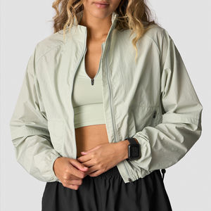 Chaqueta de Nailon Estilo 1920, Ligera, Cortavientos, con Parche Bordado 1920, Rayas Azules y Blancas, Ropa Griega Zeta Phi Beta - Product Image 2