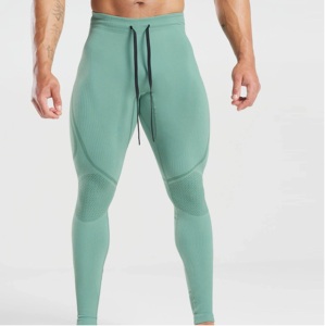<b>Men's</b> Full Length <b>Compression</b> Leggings Athletic Workout Running Gym Training Fitness Stretch Breathable Sports Base Layer - Product Image 5
