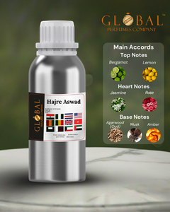 Huile de parfum inspirée de HAJRE ASWAD, parfum de haute qualité, longue durée, fournisseur en gros, concentré multi-parfums, parfum quotidien - Product Image 1