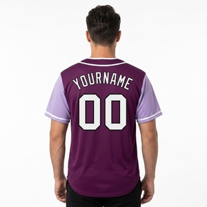Custom Embroidery Vintage Softball Jersey Baseball Clothing Blank Mens Jerseys Baseball <b>Shirts</b> - Product Image 3
