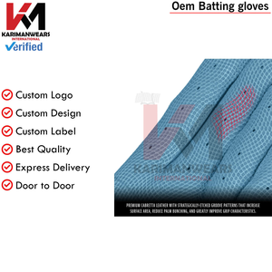 Bulk Baseball Batting Gloves Sheepskin Leather Factory Custom Logo Professional Batting Gear High-Grip Sports Mittens Wholesale - Product Image 6