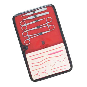 Kit Completo de Sutura Eléctrica para Práctica Ortopédica, Instrumentos de Acero Inoxidable, Almohadilla de Silicona Realista para Uso Médico y Veterinario - Product Image 1