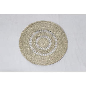 Natural Seagrass Handmade <b>Round</b> 350mm Eco-friendly Country Style <b>Placemat</b> - Product Image 4