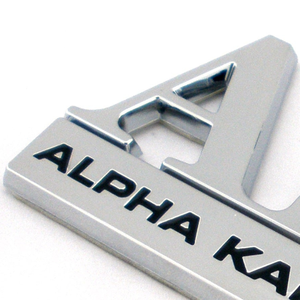 AKA Car Emblem Chrome Badge Auto Decal Stylish Vehicle Logo Premium Metal Car <b>Accessory</b> Exterior Decoration - Product Image 2