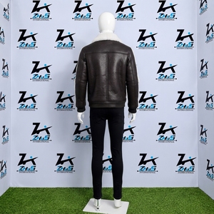 Veste en cuir de style urbain, coupe-vent, en fausse fourrure, design personnalisé, haute qualité, prix abordable, nouvelle collection, vente en gros - Product Image 2