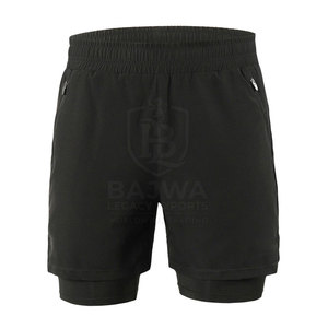 Shorts de sport pour hommes, tissu léger et respirant, parfaits pour l'entraînement, la course à pied et les activités quotidiennes, confortables à porter - Product Image 3