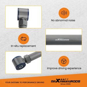 Bras de suspension avant supérieur et inférieur réglables de 0 à 6 pouces, améliorés, pour Dodge Ram 1994-2009 - Product Image 2