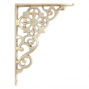Rustic Brass <b>Shelf</b> <b>Bracket</b> Decorative Triangle Corner Wall Support Holder for Wooden <b>Floating</b> <b>Shelf</b> Furniture for Home Hotel Use - Product Image 6