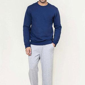 2026 Wholesale Customized Low MOQ Crew Neck Men Casual Style <b>Sweatshirts</b> Winter Wear Solid Color Fashion Wear Men <b>Sweatshirt</b> - Product Image 3