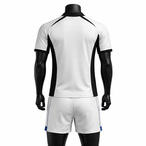 Uniforme de rugby pour hommes OEM, sublimé, col en V, anti-transpiration, antibactérien, séchage rapide, sans manches, sangle élastique, sports d'équipe, 100% - Product Image 6