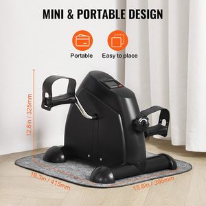 Mini Desk Bike <b>Pedal</b> Exerciser with Multi-Level Resistance Arm/Leg <b>Exercise</b> for Home Office Use - Product Image 5