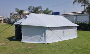 Carpa familiar – 4.00 x 6.60 m, conectable, de polialgodón, impermeable e ignífuga (opcionalmente), fabricante de carpas, Pakistán - Product Image 5